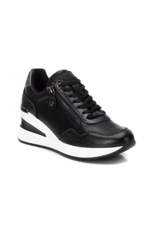 Xti sneaker in ecopelle con zeppa 143074 [55bae770]