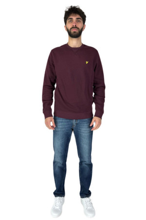 Lyle & Scott felpa girocollo in cotone con logo ml1131v [0bcad321]