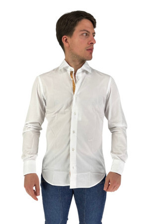 Alviero Martini camicia in cotone con profilo Geo Classic u/1335/ue40 [60449795]