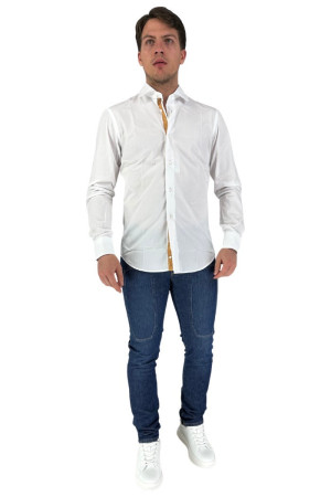 Alviero Martini camicia in cotone con profilo Geo Classic u/1335/ue40 [0b2f5282]