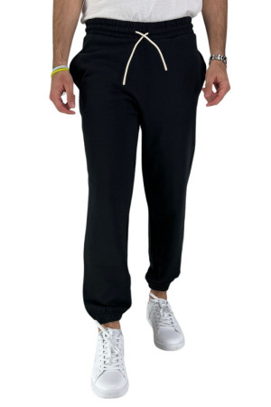 Urban Ring pantaloni in felpa con logo patch gommato ur612070 [494cdb38]