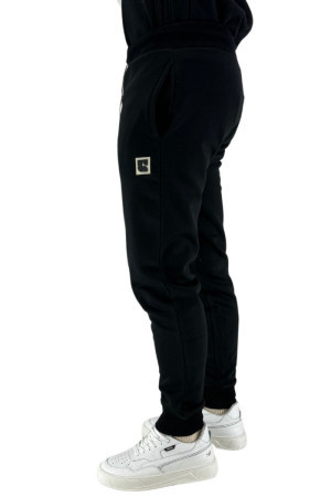 Urban Ring pantaloni in felpa con logo patch gommato ur512070 [64286fcc]