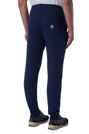 North Sails pantaloni in felpa di cotone organico con logo 673025 [7d17ad8c]