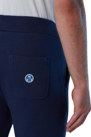 North Sails pantaloni in felpa di cotone organico con logo 673025 [ca0a6c88]