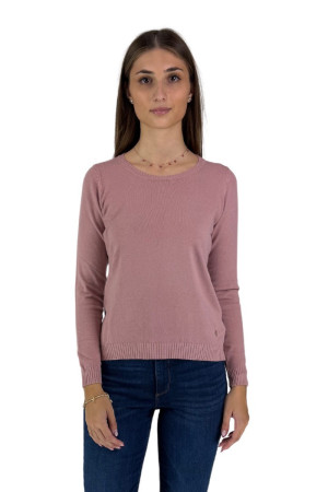 Lolita maglia girocollo in misto viscosa basic lo2489w [e2b72c7a]