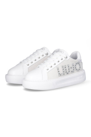 Liu Jo sneaker platform con maxi logo paillettes Kylie 22 bf4061px2300 [46b986c1]