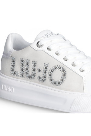 Liu Jo sneaker platform con maxi logo paillettes Kylie 22 bf4061px2300 [43e9c1df]