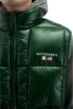 Roy Roger's gilet in nylon ripstop rru238ch61 [75adec2d]