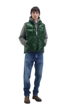 Roy Roger's gilet in nylon ripstop rru238ch61 [c2b02d29]