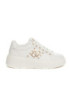 Gold & Gold sneaker platform con logo e perle gb881