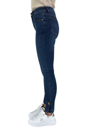 Markup jeans skinny fit con spacchetti e bottoni sul fondo mw765012 [4c0db4df]