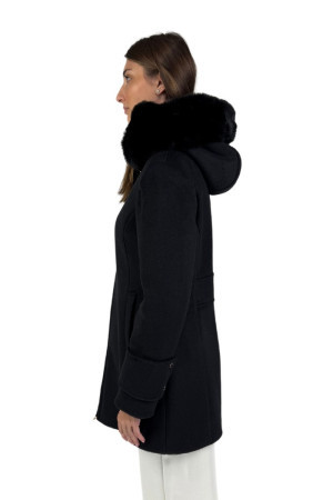 Fracomina cappotto regular in panno fr24wc1016w57901 [6ba95087]