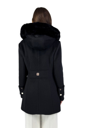 Fracomina cappotto regular in panno fr24wc1016w57901 [dcb49183]