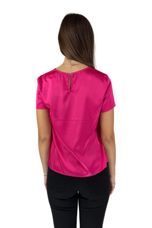 Fracomina blusa regular in raso fr24wt1032w73301 [f9381d66]