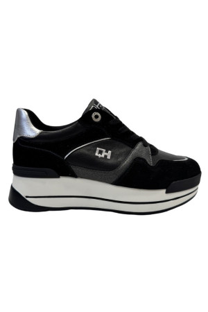 Queen Helena QH7 sneaker in pelle con dettagli in lurex qh8005 [1aa8ae23]