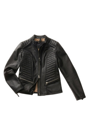 Blauer biker in pelle imbottito Emilia 24sbldl02427 [f582b113]