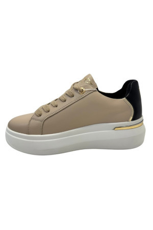 Queen Helena QH7 sneaker con zip dettagli laminati qh8004 [6d7199bd]