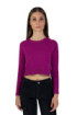 Fresh Flower maglia cropped in misto viscosa ff360