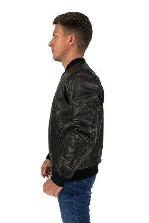 Master Pelle bomber in pelle mp789 [a9021e98]