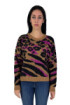 Fresh Flower maglia girocollo a fantasia animalier ff444 [f0d24ae6]