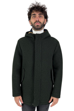 Huyiku cappotto in panno con cappuccio Philip hm54 [8ecd2a9b]