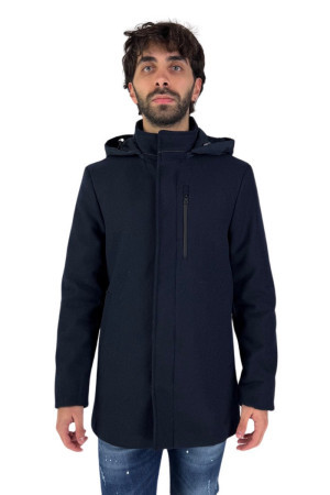 Huyiku cappotto in misto lana con cappuccio Pericle hm49 [649a0822]