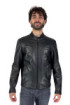 Master Pelle biker in nappa con collo coreano mp771-np [3a9b6c65]