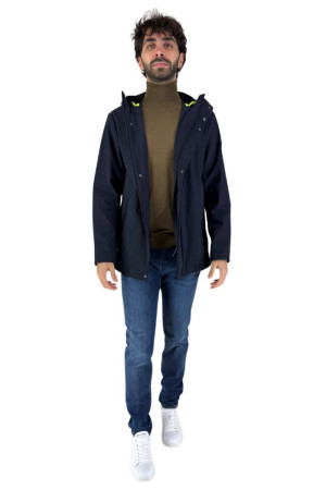 Markup parka corto in softshell con cappuccio mk794019 [435bb499]