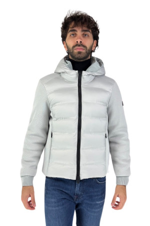 Markup piumino combinato con tessuto a maglia con cappuccio mk794039 [8af9bd44]