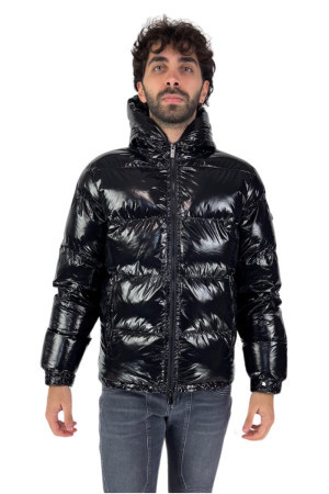 Markup piumino bomber laquè con cappuccio mk794031 [844f747f]