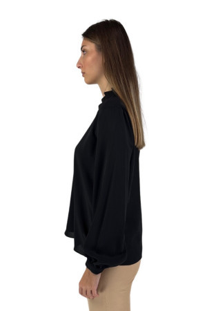 Fly Girl blusa scollo a V con pieghe 2939/01 [1efab5e1]