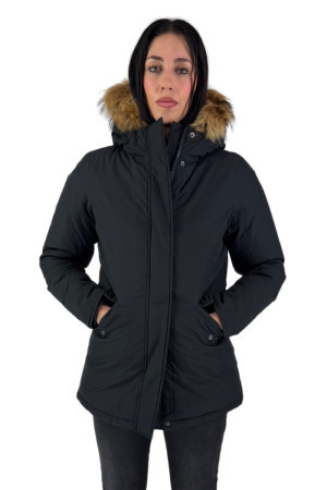 Lumberjack parka con bordo cappuccio in ecopelliccia Artic cwc2721-001 [7b995c2d]