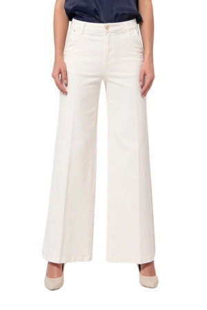 Fracomina pantalone flare in gabardine stretch fp24wv3010w61501 [e5f90149]