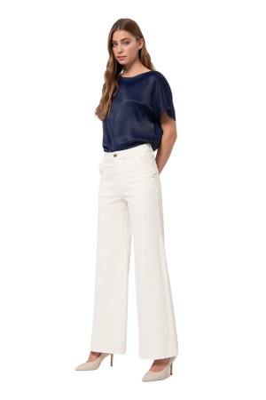 Fracomina pantalone flare in gabardine stretch fp24wv3010w61501 [e5f90149]