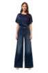 Fracomina jeans flare chino con lavaggio dark blue fp24wv3010d40901 [190f2b7c]