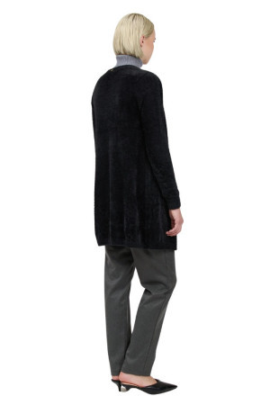 Influencer cardigan aperto in tessuto morbido h98627 [6993c8cc]