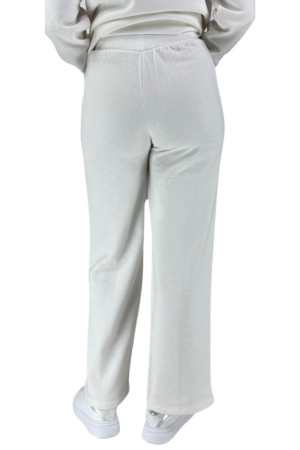 Markup pantaloni in felpa palazzo con strass applicati mw762011 [0277fecd]