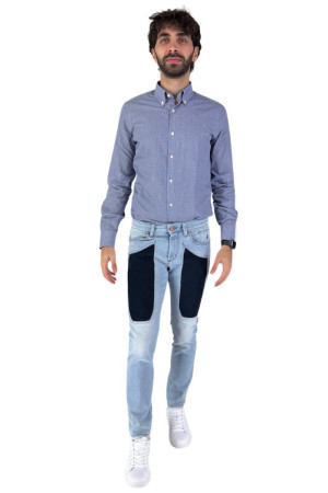 Jeckerson jeans con toppe in alcantara James ai24juppa100james002 d039a [62111908]