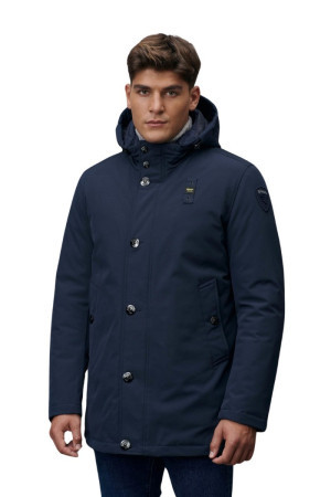 Blauer parka con cappuccio removibile Chester 24wbluk03035-005480 [17031f02]