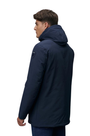 Blauer parka con cappuccio removibile Chester 24wbluk03035-005480 [ce255c0f]