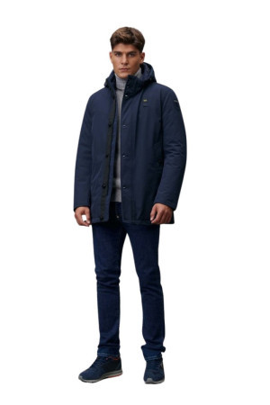 Blauer parka con cappuccio removibile Chester 24wbluk03035-005480 [79389d0b]