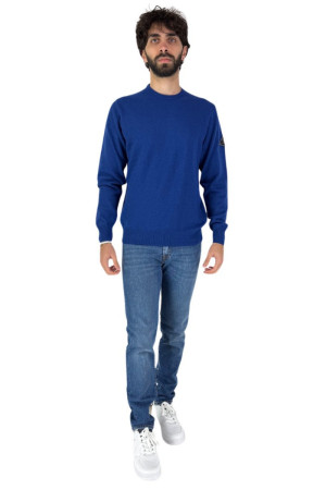 Roy Roger's maglia girocollo in lana e cashmere Fin.12 rru502cc53xxxx [d774b93c]