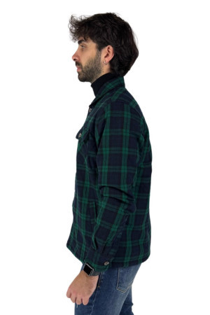 Guy giubbotto camicia a quadri con interno in ecopelliccia Mash-11 m48243 [a12d2568]