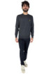 Lyle & Scott maglia girocollo in cotone e merinos con logo kn2100v [c759cf53]