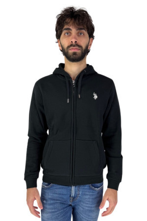 Us Polo ASSN felpa full zip con cappuccio e logo ricamato us40162021 [b2d9b8c2]