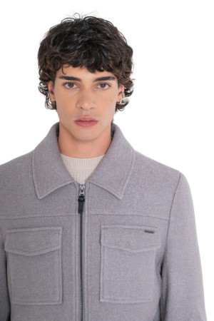 Antony Morato cappotto corto regular in misto lana mmco00906-fa500077 [12cb69ae]