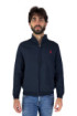 US Polo ASSN felpa full zip in misto cotone Erik us40187011