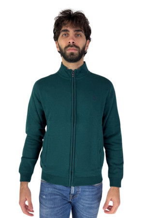 US Polo ASSN felpa full zip in misto cotone Erik us40187011 [3c55bd42]