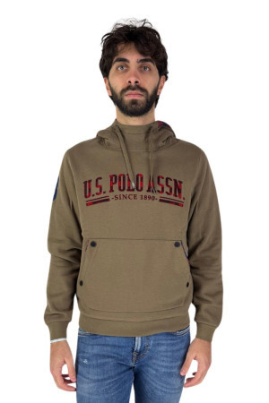 US Polo ASSN felpa con cappuccio e logo patch Jace us40162024 [37a4e6a8]