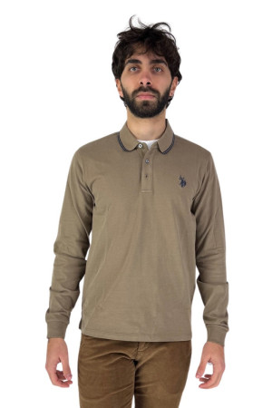 Us Polo ASSN polo in jersey di cotone con logo ricamato Kene us40177013 [4fa9ceb3]